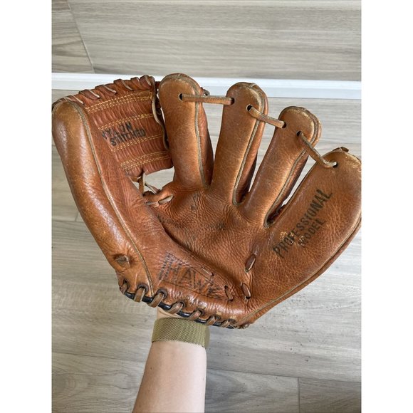 Vintage baseball glove - The Hawk Line - Made in Japan- J-8421 Professional - Picture 5 of 9